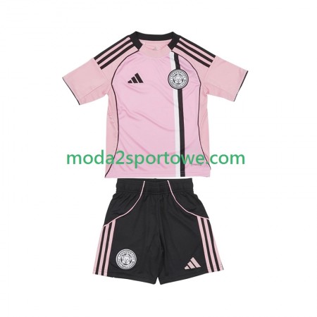 Koszulka Leicester City Dziecięcy Trzeci Stroje Piłkarskie 2025/26 Krótki Rękaw